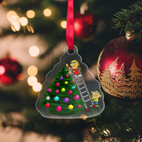 Χριστουγεννιάτικο στολίδι: Χρυσάνθη-Σπύρος